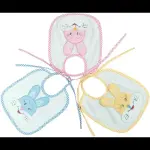 Oly Baby Soft Cotton Baby Bibs for Feeding & Drooling – Super Absorbent, Comfortable & Adjustable Snap Closure (Multicolor)