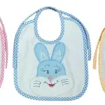 Oly Baby Soft Cotton Baby Bibs for Feeding & Drooling – Super Absorbent, Comfortable & Adjustable Snap Closure (Multicolor)