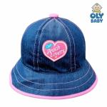 Oly Baby Kids Sun Hat – Premium Denim Bucket Cap with Soft Cotton Fabric for Boys & Girls