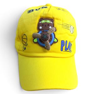 OLY BABY Cartoon Fan Baseball Cap for Kids Yellow