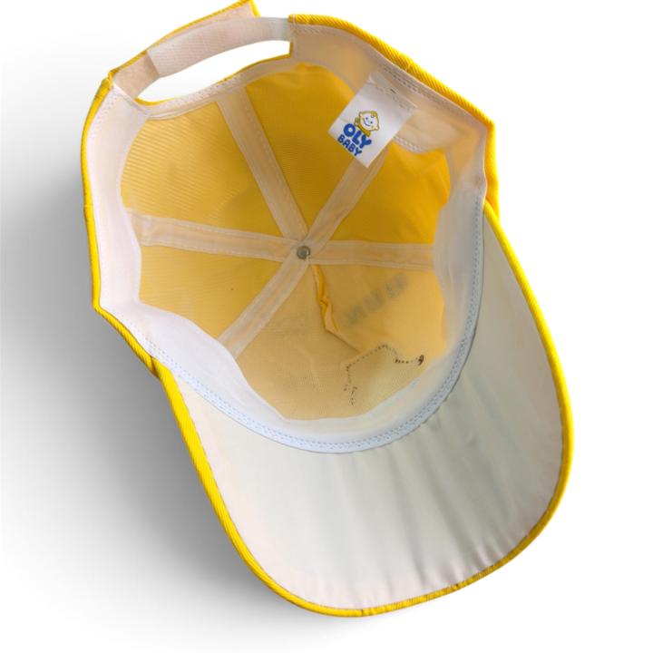 OLY BABY Cartoon Fan Baseball Cap for Kids Yellow